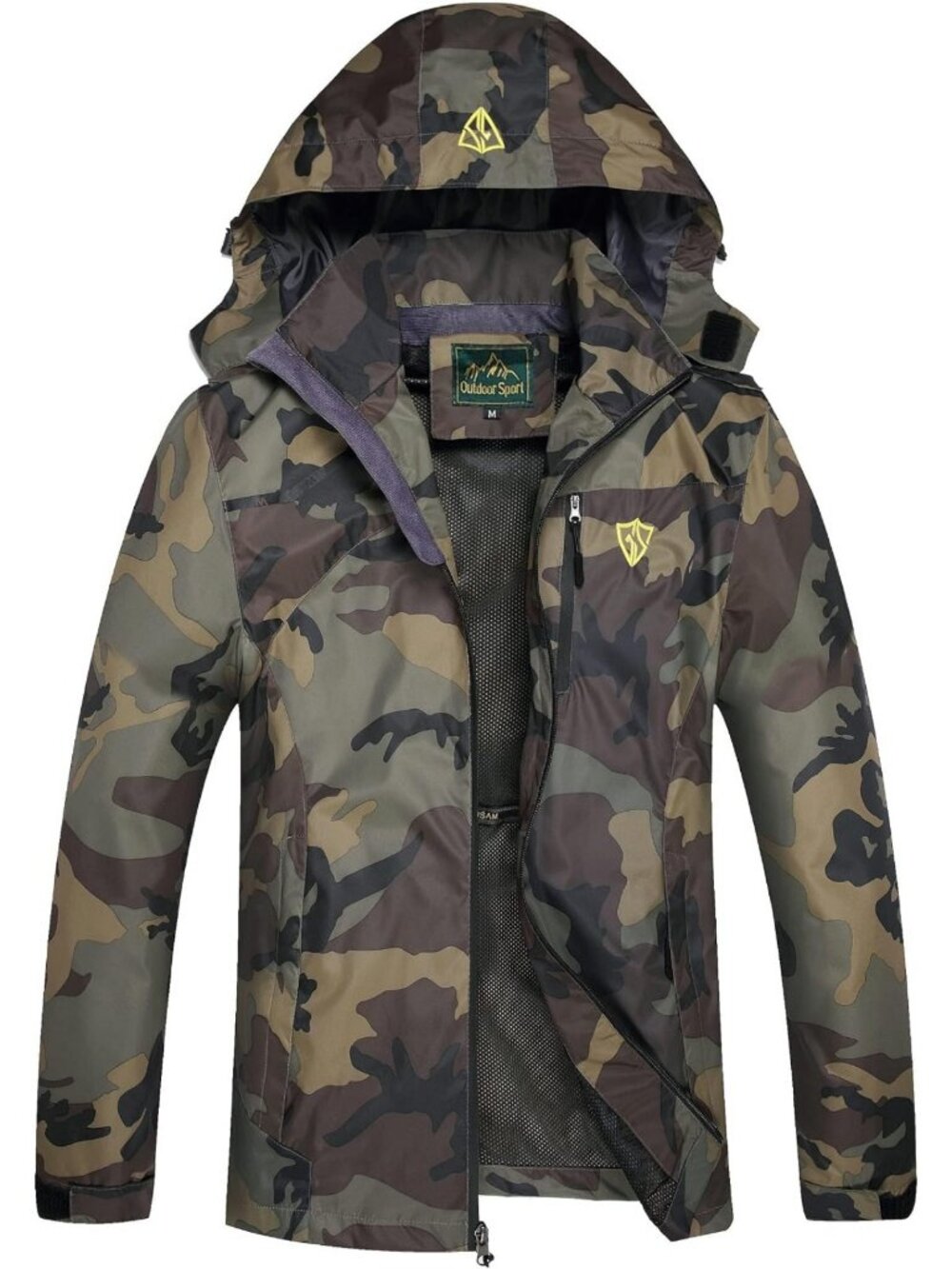 Lightweight Waterproof Windbreaker Jacket for Men | Hooded Mountain Sport Coat